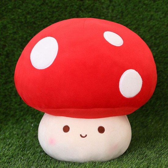 Mushroom Doll Plush Toy, Gift For Boys Girls (size 23/30cm, Color  Red/Brown/White)