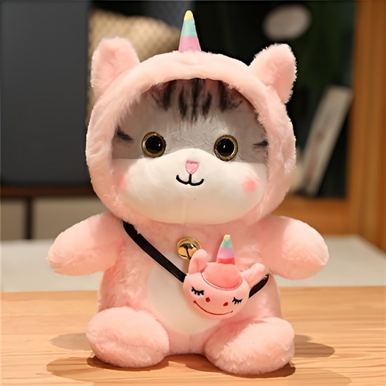 Cute Kitten Doll Plush Toy Cushion Pillow Doll Gift