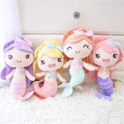 Mermaid Plush Toy, Princess Doll Pillow, Birthday Gift For Kids (30cm)