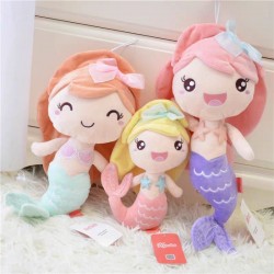 Mermaid Plush Toy, Princess Doll Pillow, Birthday Gift For Kids (30cm)