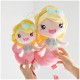 Mermaid Plush Toy, Princess Doll Pillow, Birthday Gift For Kids (30cm)