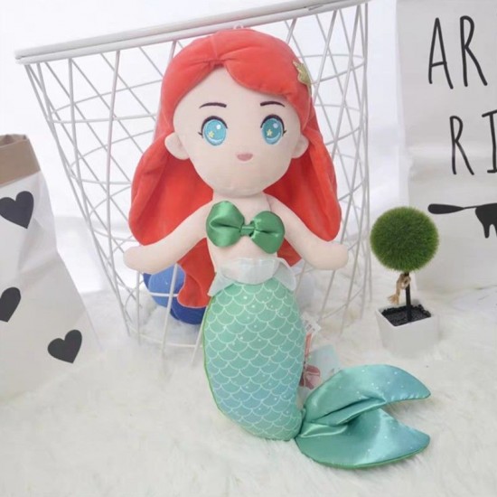 Mermaid Plush Toy, Cute Soft Doll Pillow, Children's Gift (31cm)