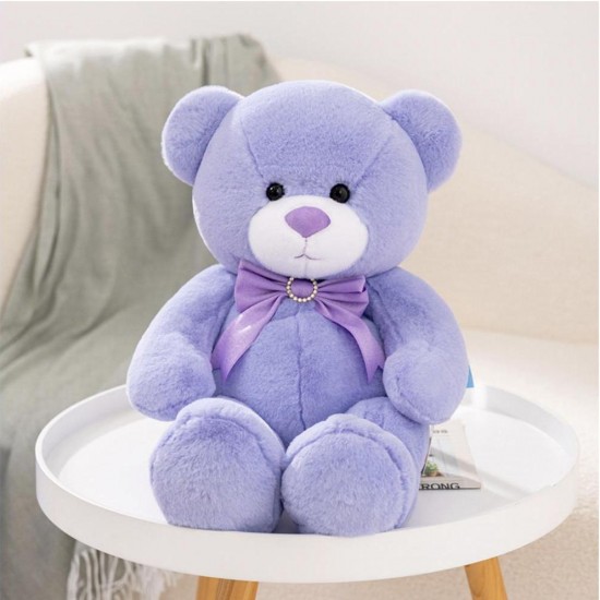 Purple Rabbit Bear Plush Toy, Cute Doll Pillow, Valentine's Day Gift