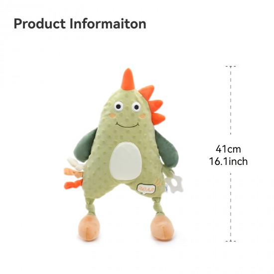 MEEKA HOUSE Dinosaur Comforting Doll (Including Teether), Grows With You Series