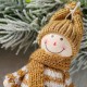 Set/3pcs, Christmas Supplies, Holiday Decor For Home, Small Wooden Doll Pendant