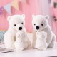 Polar Bear Parent-child Series Stuffed Animal Plush Cute Toys, 11 Inches/28cm Sweet & Soft Plush White Bear Dolls Bedtime Companion, Birthday Gift For Kids Girls, Home Decoration