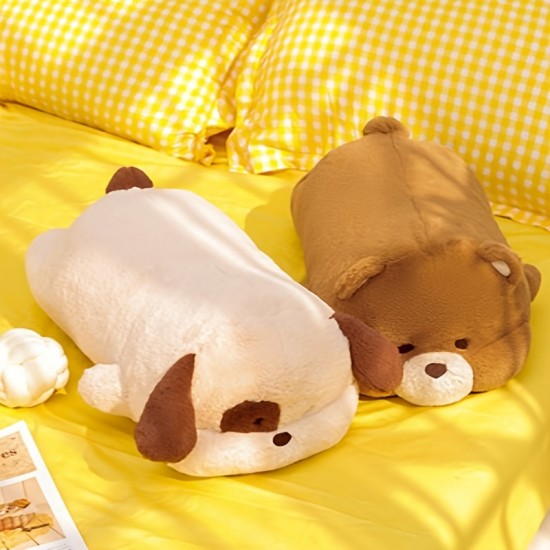 Puppy Bear Plush Long Doll Sofa Cushion Pillow Children Accompanying Gift 50*30*20cm