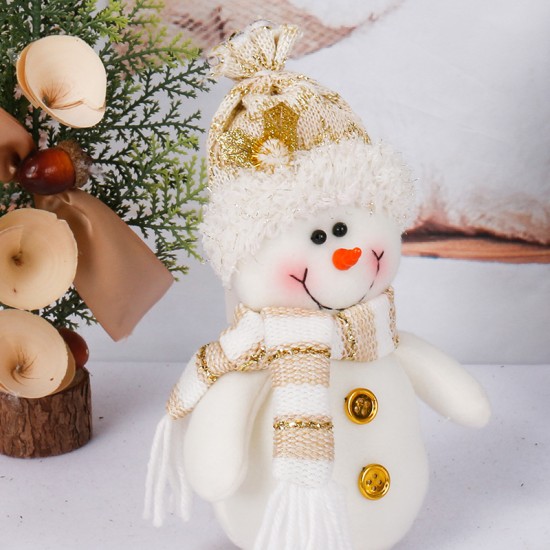 Christmas decorations  1pc Santa Snowman Doll, Christmas Decorations, Santa Claus, Snowman Doll, Christmas Ornament, Cute Christmas Decoration, Creative Gift