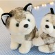 Cute Simulated Husky Doll Plush Toy,  Stuffed Animal Adorable Gifts For Kids Children